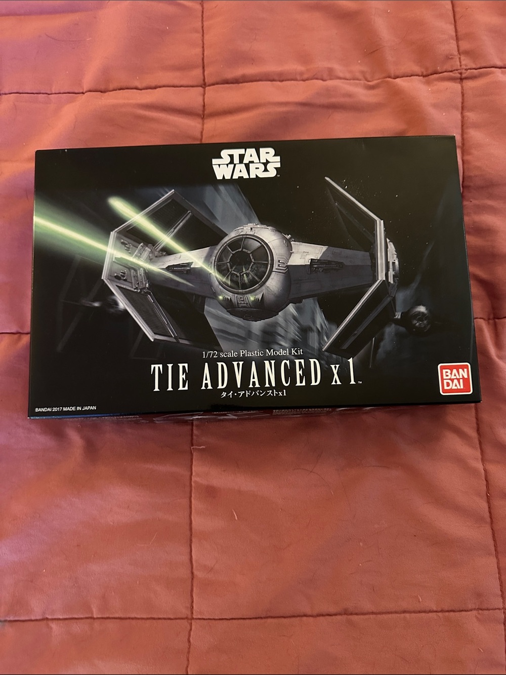 Bandai Star Wars TIE Advanced X1 Model Kit - Black